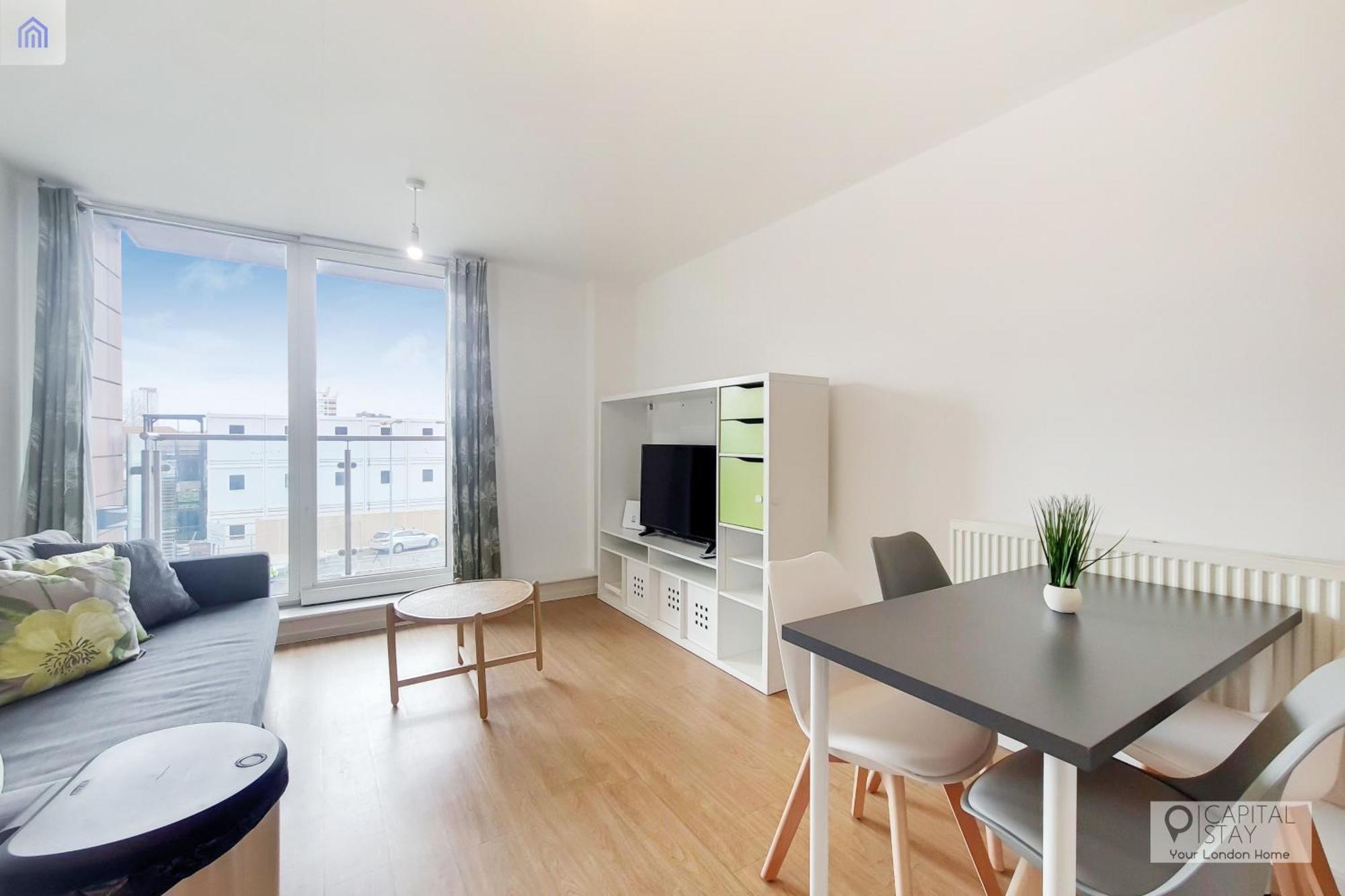 Fully Serviced Two Bed Apartment By Excel & O2 London Bagian luar foto